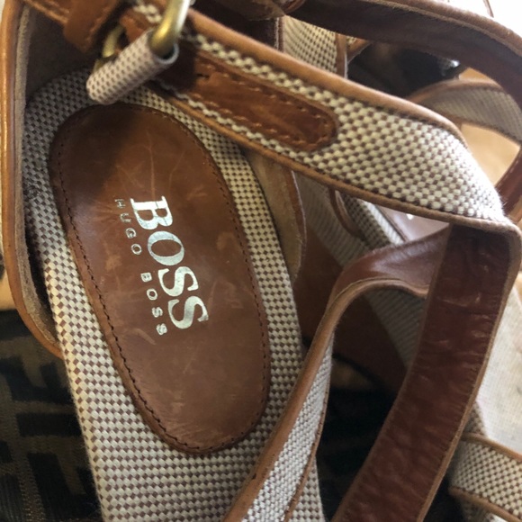 Boss Wedge Sandals - Picture 3 of 3